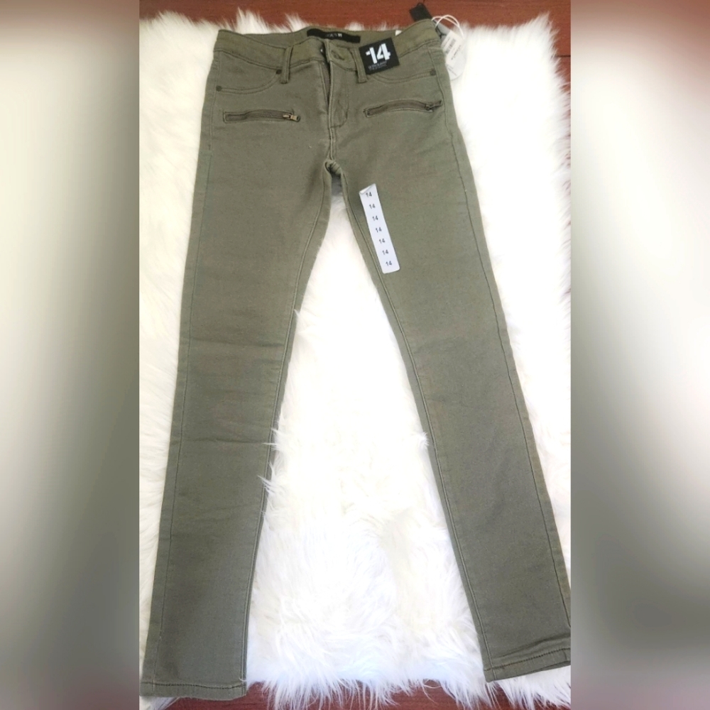 Joe's size 14 ultra slim fit green jegging